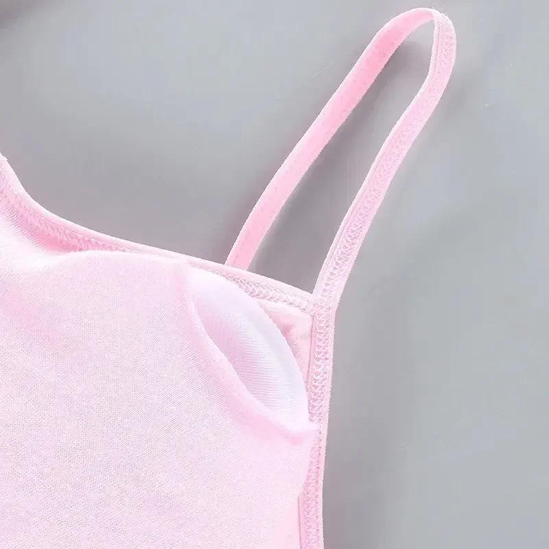3 قطعة رسالة الرياضة الفتيات الصغيرات الصدرية لطيف القطن موضوع التدريب في سن المراهقة الملابس الداخلية الطبيعية حبال سترة الموضة 5 ألوان #5