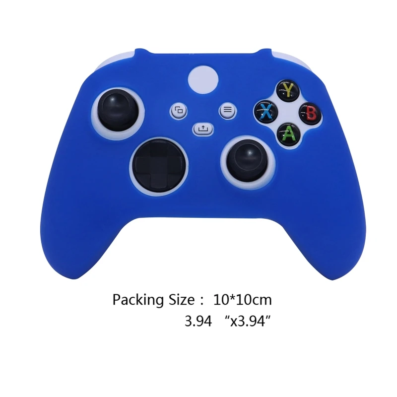 مكافحة زلة غطاء من السيليكون ل Xbox سلسلة X S تحكم الجلد وحدة التحكم غمبد عصا التحكم الغطاء الواقي حالات الملحقات