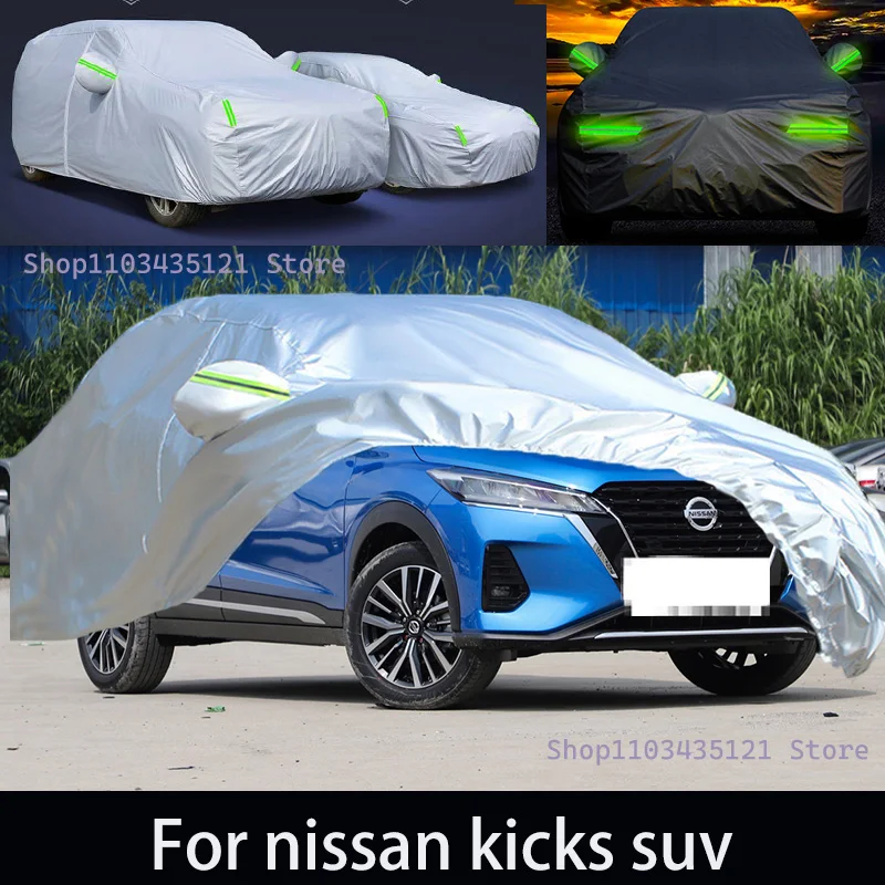 

For nissan kicks suv Outdoor Protection Full Car Covers Snow Cover Sunshade Waterproof Dustproof Exterior Car accessories