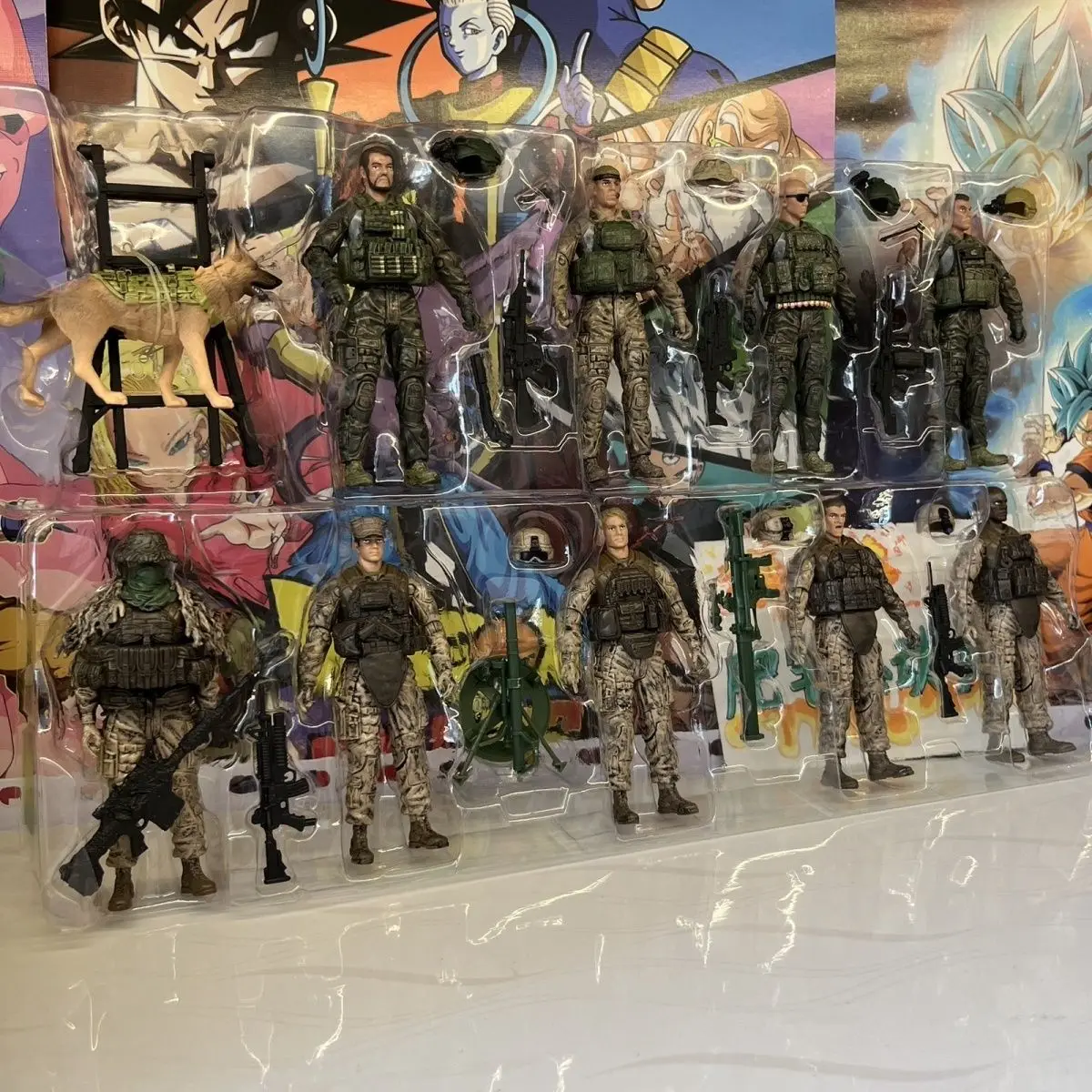 Véritable modèle militaire BBI 1:18 figurine articulée jouet prêt à l'emploi