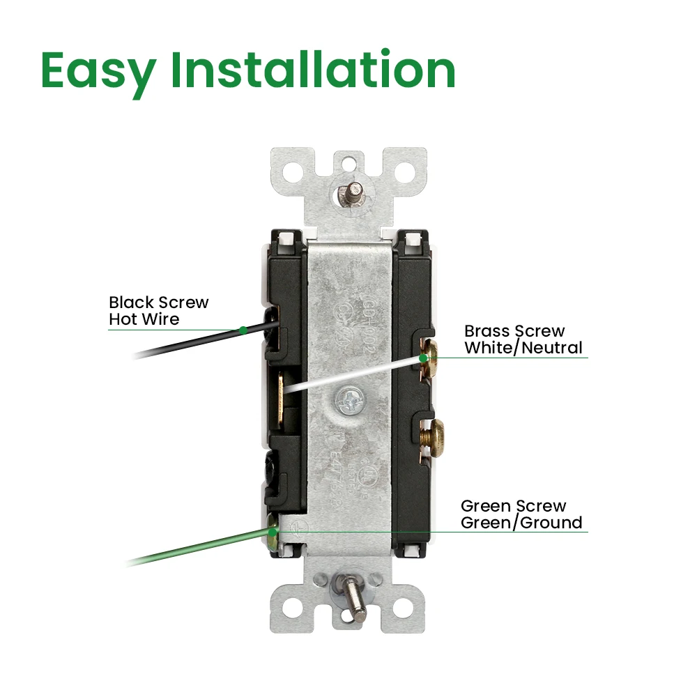 US standard double switch, large size, with PVC white panel, wall panel light switch socket cover