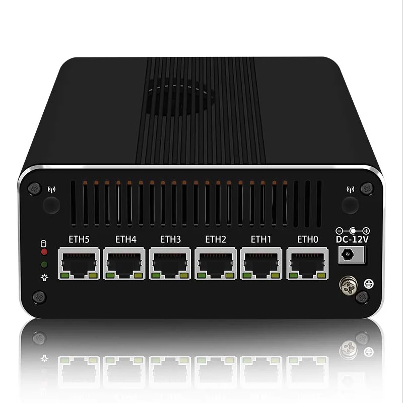 13th Gen Firewall Router I7 1355U I5 1335U I3 1315U U300 6x I226-V 2.5G 2 * NVMe 2 * SATA جهاز جدار الحماية كمبيوتر صغير Proxmox