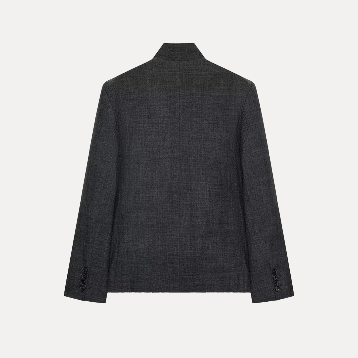 Autumn 2025 Women's Faion Personali Loose Fit Versatile Suit Jaet European Sle Long Sve Stand Collar Casual Wear