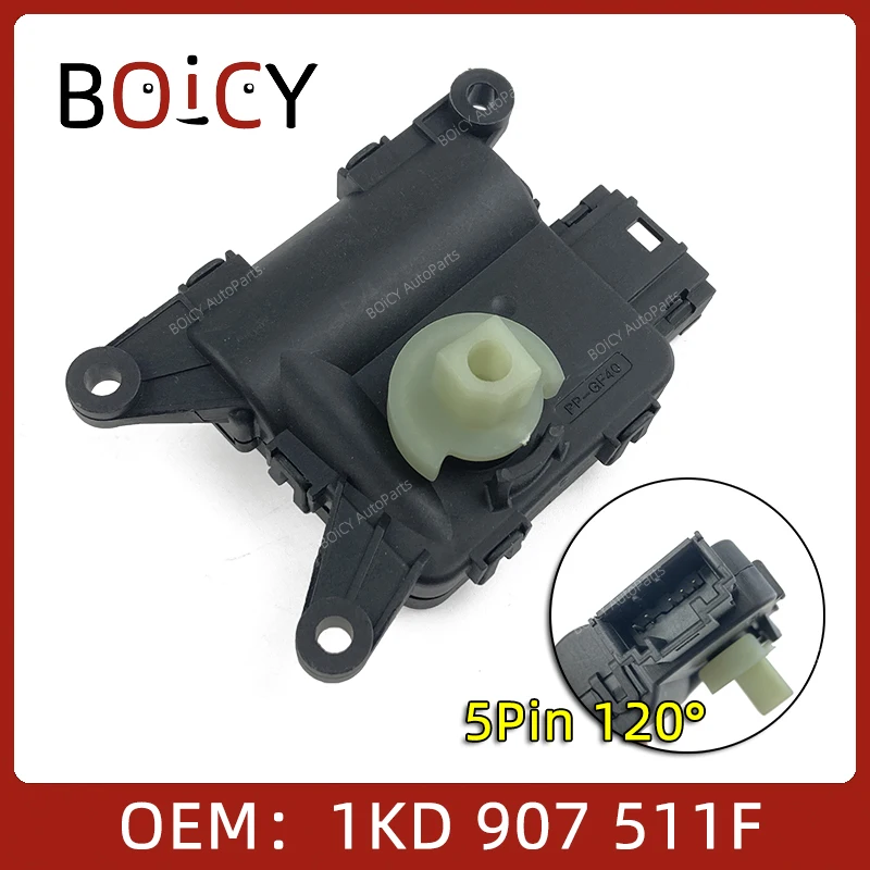 BOICY Air Conditioning Heater Flap Actuator Evaporator box motor for Touran 2004-2019 Ocitivia 2007-2017 1KD907511F 1KD 907 511F