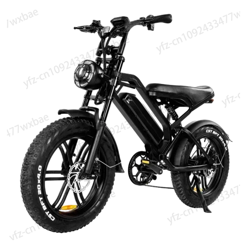 

Ebike V20 1000W 48V 20AH Back Seat Fat Tire Electric Bike Beach Cruiser Off-Road Electric Bike Adult Mountain Electric Bike