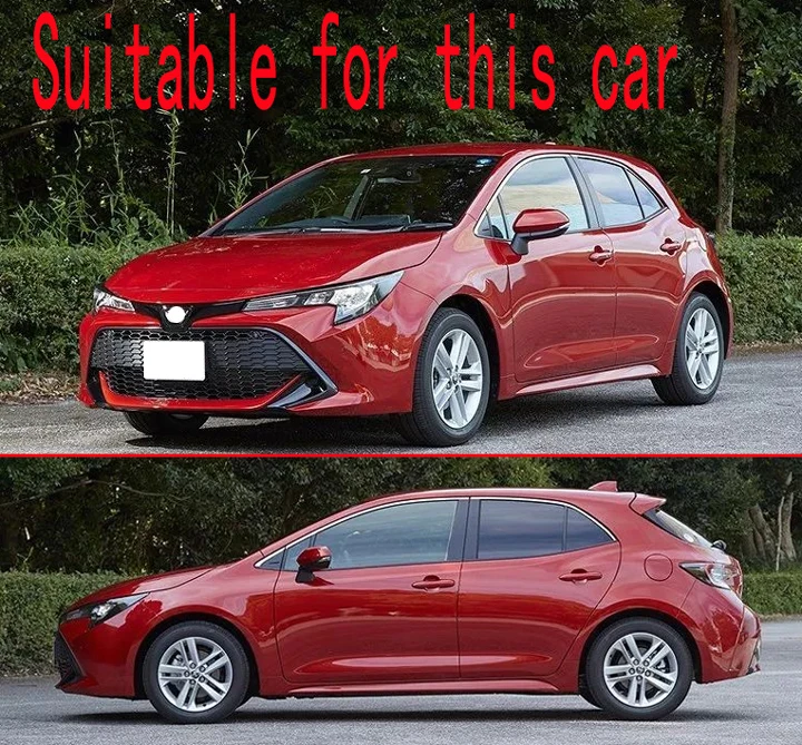 For 2019 2020 Toyota Corolla E210 Sport Hatchback Auris Stainless steel rear bumper protection window sill outside trunks decora