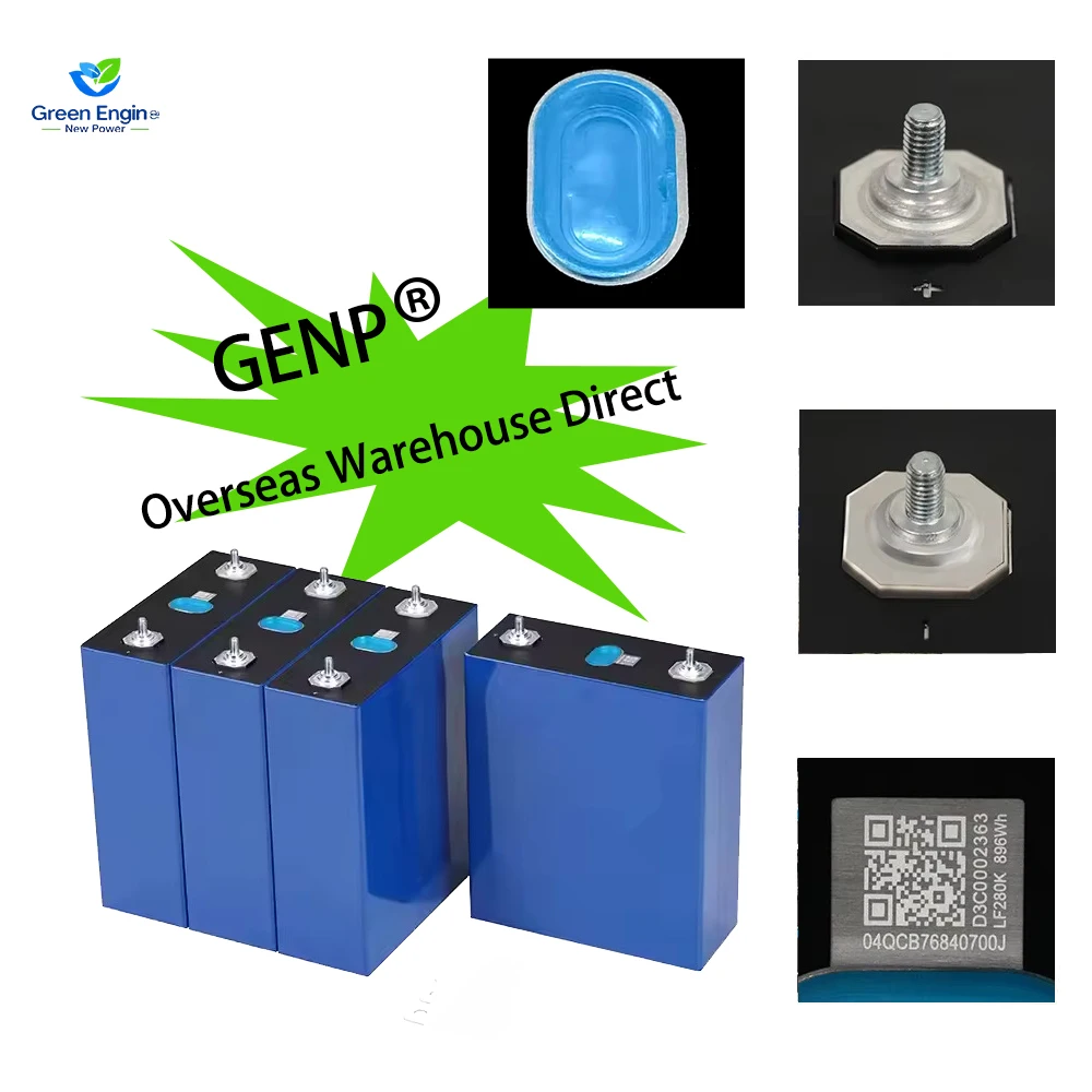 EVE Brand 280AH LiFePO4 Battery - 3.2V, Prismatic, Rechargeable for Energy Systems