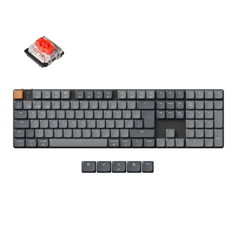 Keychron K5 Max QMK Wireless Custom Mechanical Keyboard  ISO Layout Collection