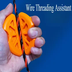 Effortless Auxiliary Wire Gripper Anti Slip Power Assisted Electrical Tools Rubber Material Anti Slip Wear Resistant Wire Puller