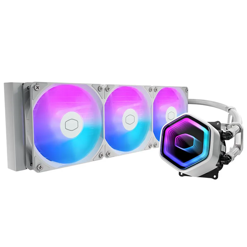 Hot Selling Cooler Master Liquid B360 Core White 360mm Close-Loop AIO Liquid Cooler ARGB for Gaming Cooling Fan