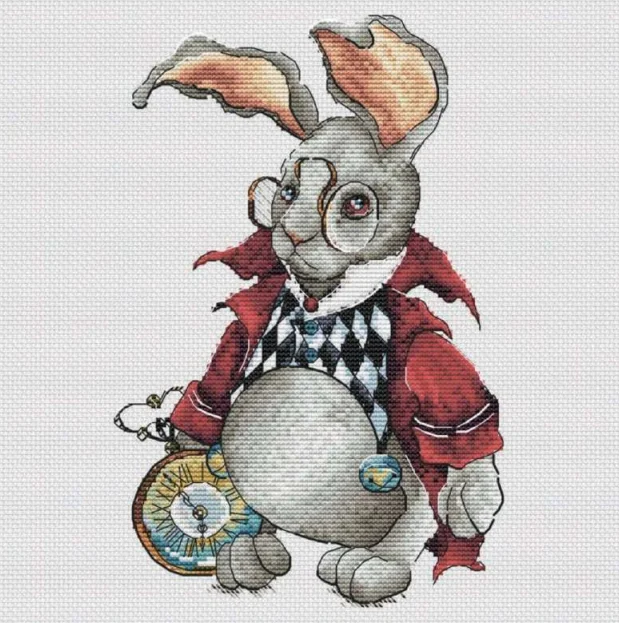 Rabbit 25-33 High Quality Selling Cross stitch Handmade Counted Canvas DIY Cross-stitch kits Embroidery