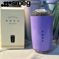 SMEG 240ML 8 Colors Beverage  Cup Travel Portable Drinking Cup Stainless Steel Vacuum Leak proof Coffee Thermos