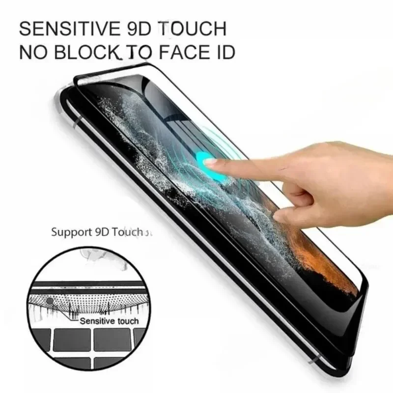 3 Pcs 9HD Screen Protector Full Protective Glass For Asus ROG Phone 8 7 6 Pro Zenfone 10 9 8 7 Screen Protector