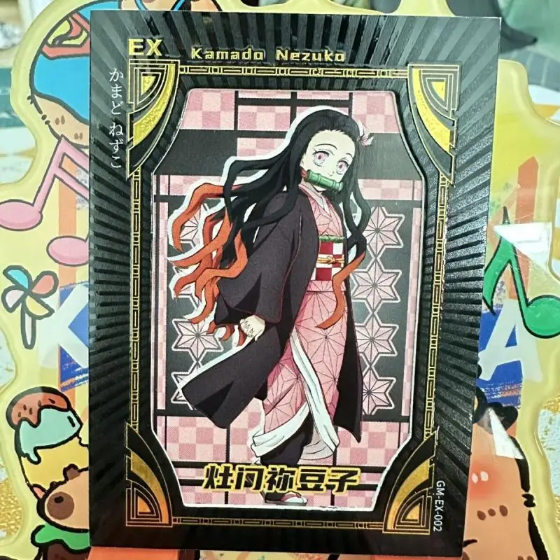 Demon Slayer TVR EX card Agatsuma Zenitsu Hashibira Inosuke Daki Uzui Tengen boy Toy collection Birthday Christmas gifts