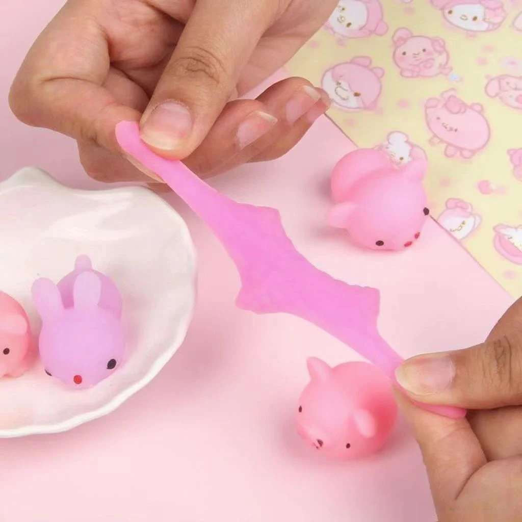 10 قطعة صغيرة لطيف الكرتون الحيوان الإجهاد الإغاثة لعب للبنين بنات حفلة عيد ميلاد لصالح بيناتا حشو كرنفال الاطفال لوازم الحفلات #5