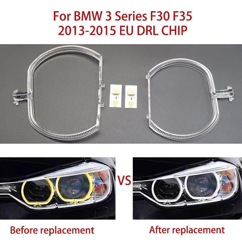 

Балласт подходит для BMW 3 серии Angel Eye Chip F30 F35 Белый свет Автомобильная фара DRL CHIP 2013-2015 Световод Апертура ЕС