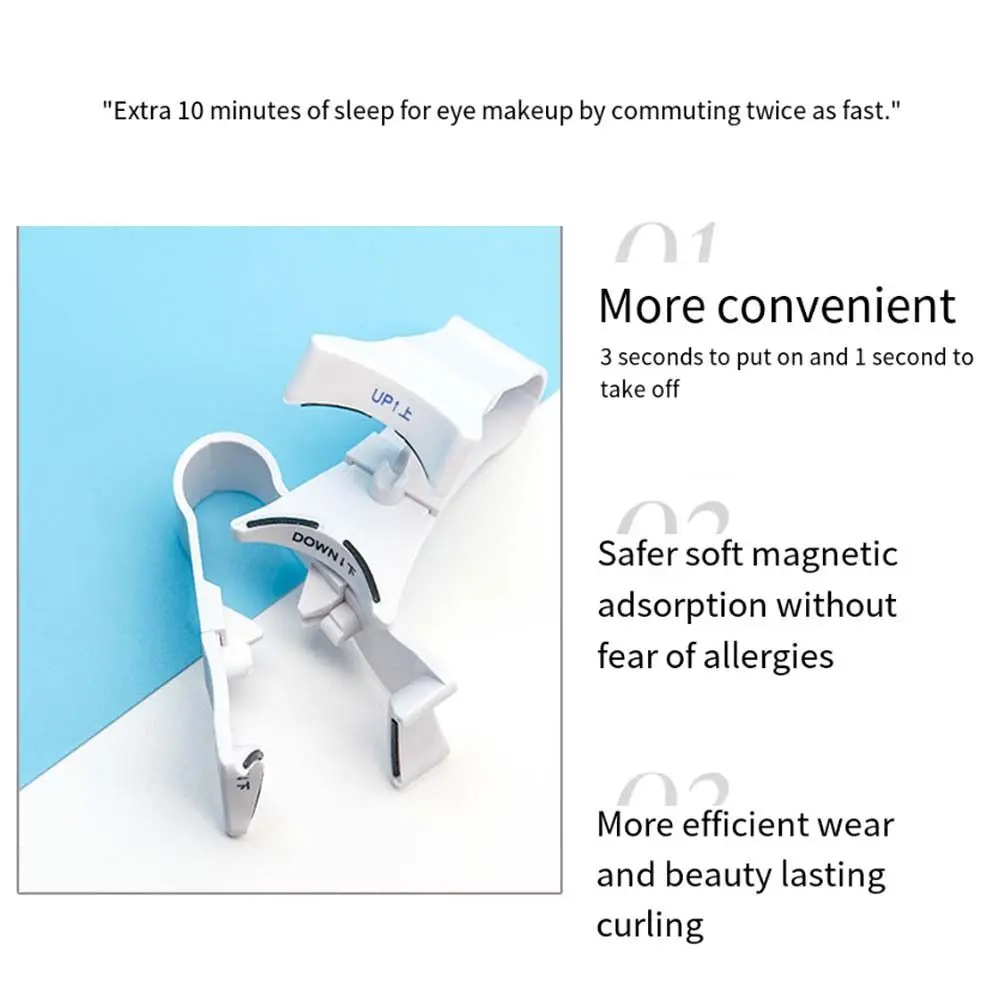 Applicatore professionale per ciglia magnetiche Pinzette per ciglia finte naturali facili Bellezza Morsetto per ciglia magnetico riutilizzabile per donna