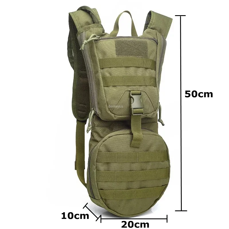 Tactical Water Bags with 3L Bladder Men Women Outdoor Riding Cycling Bicycle Water Bag Sport Running Hydration Pack