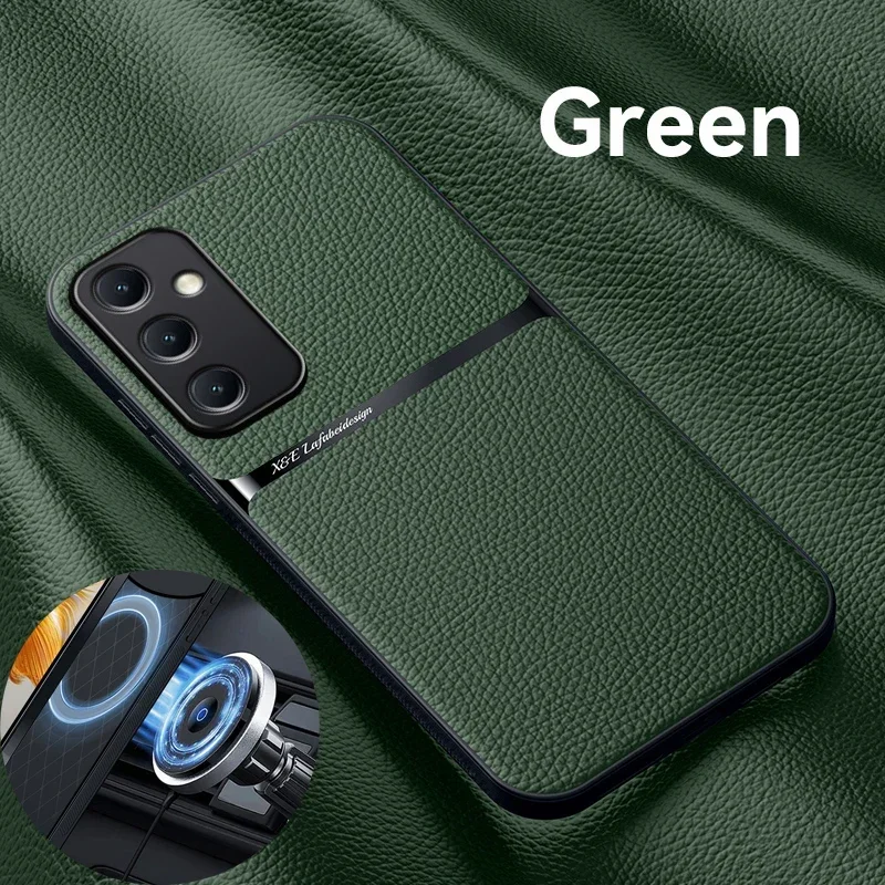 Shockproof Silicone Leather Case for Samsung Galaxy A15 A16 A17 A25 A27 A34 A35 A36 A37 Magnet Shell Soft Phone Case Back Cover