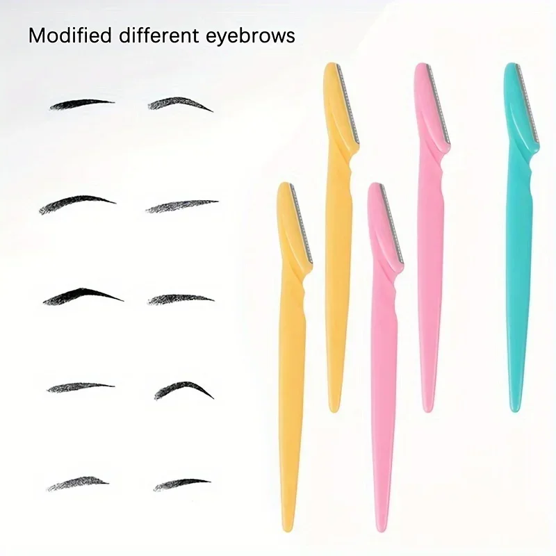 3/5Pcs Precision Eyebrow Razor & Dermaplaning Set for Men and Women - Easy, Gentle Shaping & Exfoliating