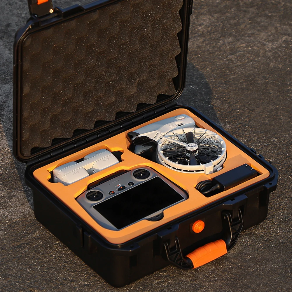 

Travel Carrying Case Waterproof Shockproof Case Protective Case Organizer Compatible withDJI Flip Drone RC 2/RC-N3 and Batteries