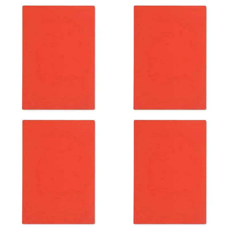 4X Rubber Stamp Sheet For Lasers Engraving Machine With A4 Size 2.3Mm (Orange-Red)-B51B