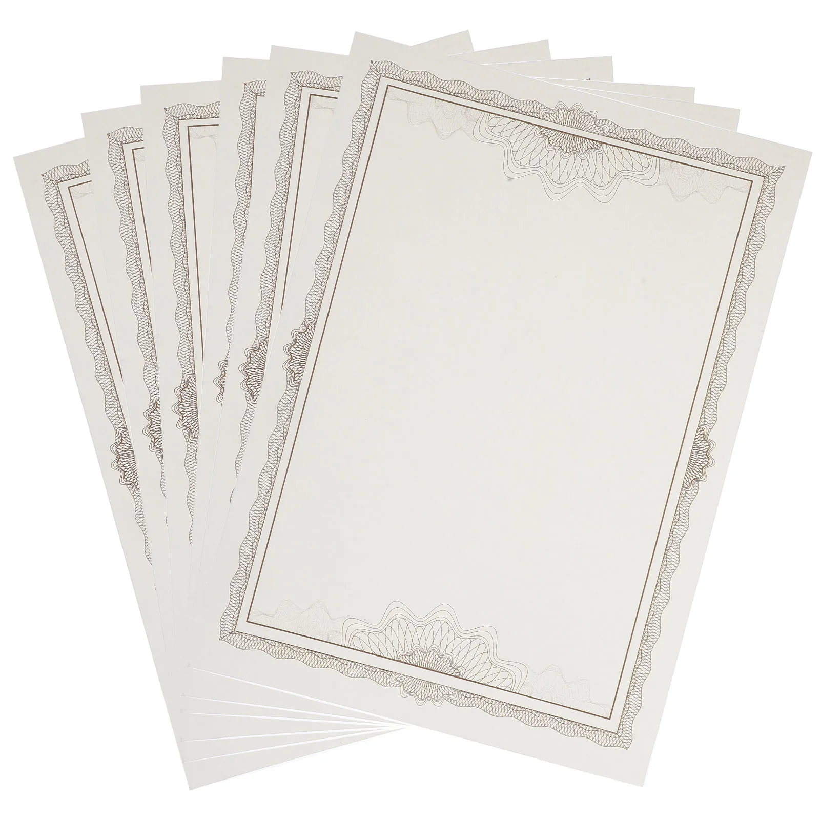 6 шт. пустая бумага для сертификата 8,5X11 дюймов для печати, записываемый внутренний лист для диплома Honor Award для распознавания заданий