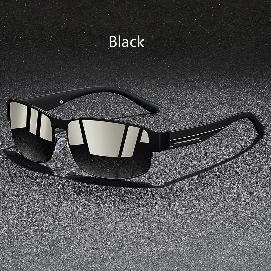 Modische Vintage Quadratische Metallrahmen-Sonnenbrille für Männer und Frauen Angeln Fahren Luxusmarken-Designer Sonnenbrillen Eyewear – Detail 3