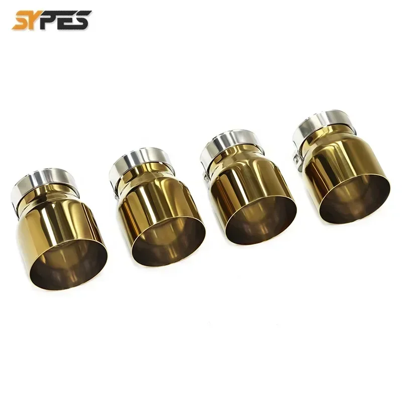 SYPES 4-piece stainless steel exhaust tip, suitable for F87 M2 F80 M3 F82 F83 M4 direct matching with exhaust tip engine parts