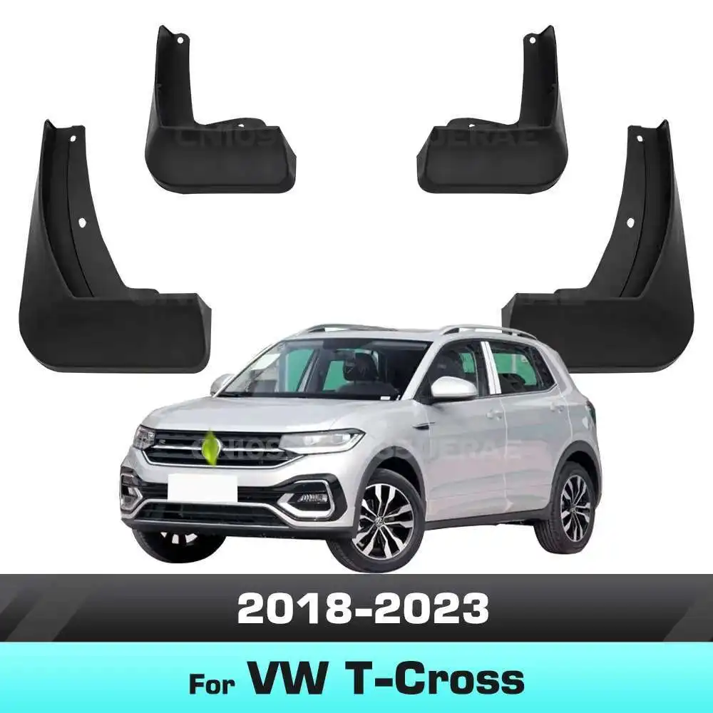 

For VW T-Cross 2018 2019 2020 2021 2022 2023 Fender Mudflaps Splash Guards Mudguards Mud Flaps car Accessories