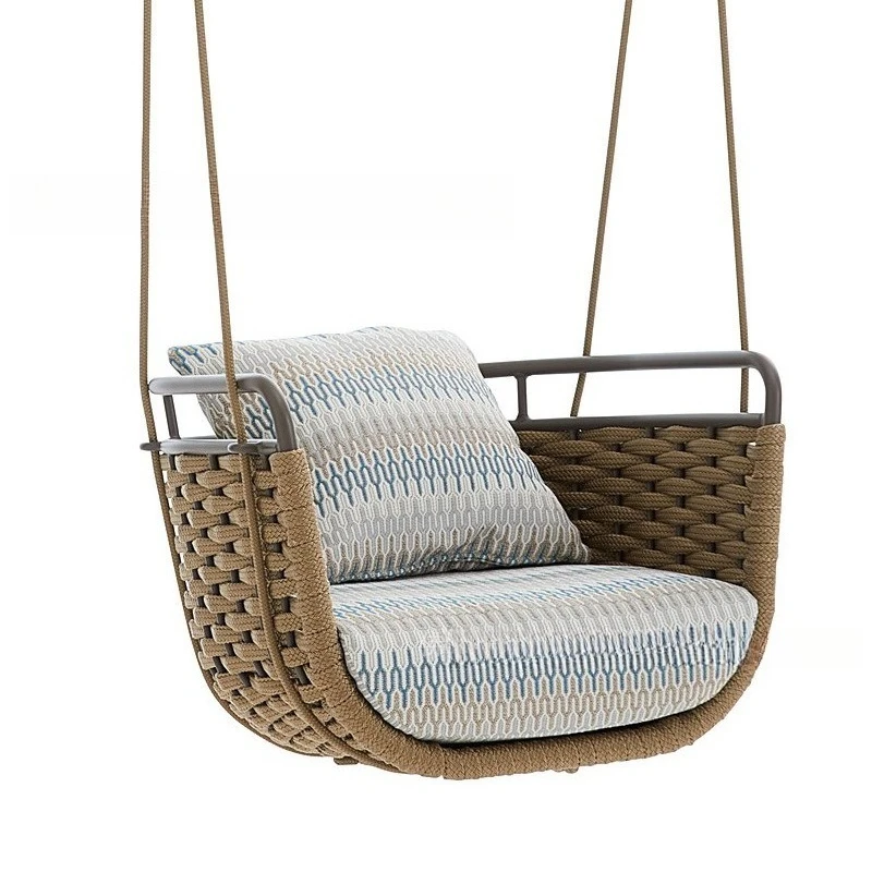 

Outdoor leisure rocking chair, rope swing, outdoor garden garden leisure rocking chair