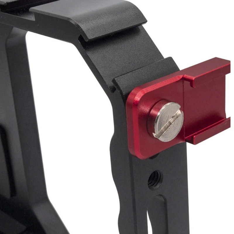 Aluminum Hot Shoe Adapters For DSLR Cameras Universal 1/4inch Screw Mount Locking Knob For Microphones LED Panel Tripods