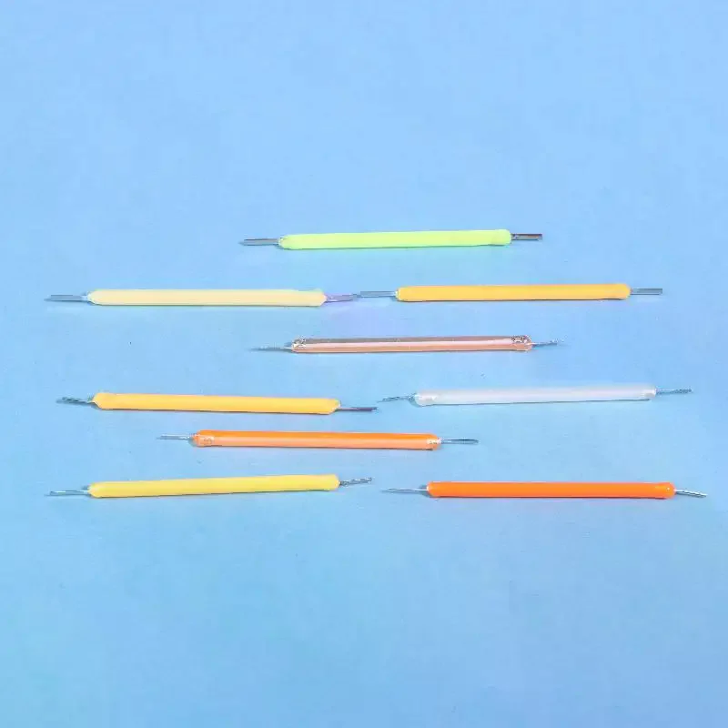 

10Pcs Edison Bulb LED Filament Lamp Parts 38mm DC3V LED Bead Incandescent Light Accessories Diode For Holiday Lighting DIY