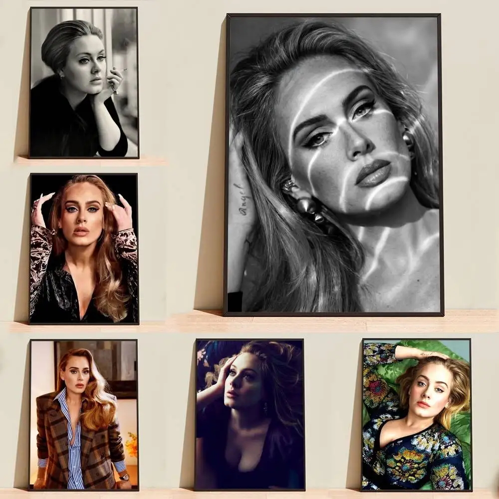 Singer A-Adele HELLO Poster Wall Art Print Decorative Mural Home Decor Gift Unframed Customizable