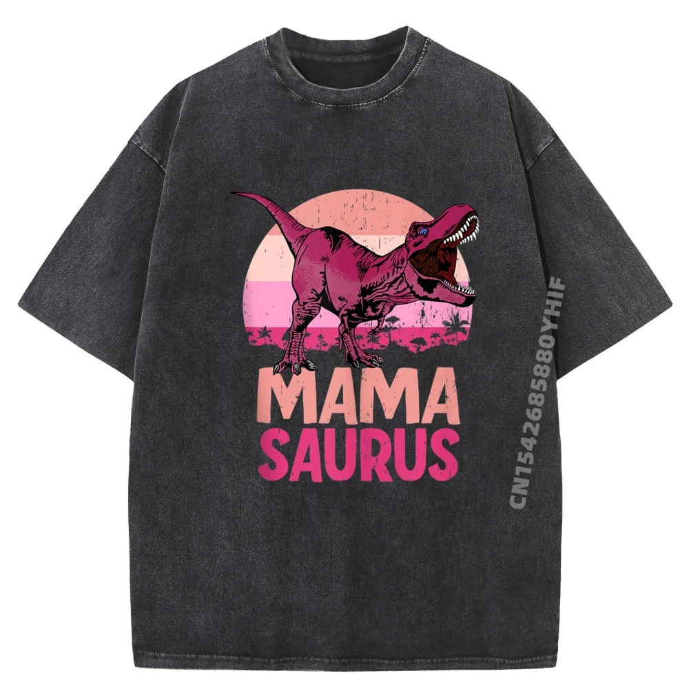 

Mama Saurus Mamasaurus семейные футболки с рисунком динозавра, мужские хлопковые дышащие потертые футболки, мягкие топы с принтом