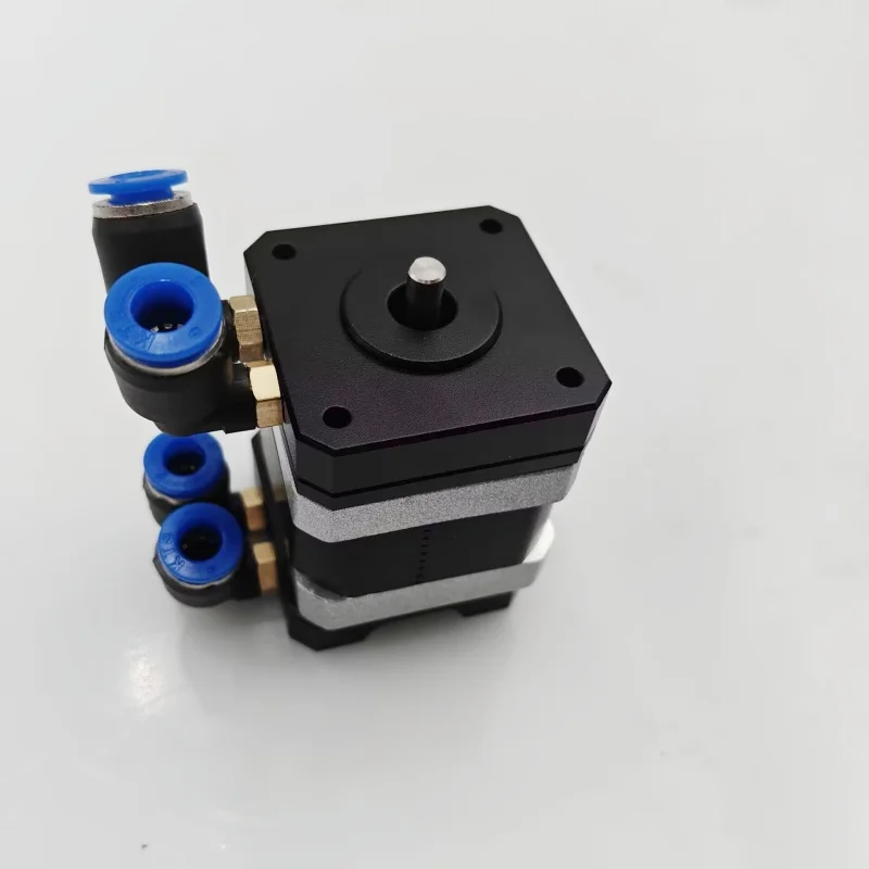 Funssor 1Set NEMA17 Stappenmotor Dual Endcap Waterkoeling Door DerrickDarrell NEMA17 Motor Vloeistofkoeler