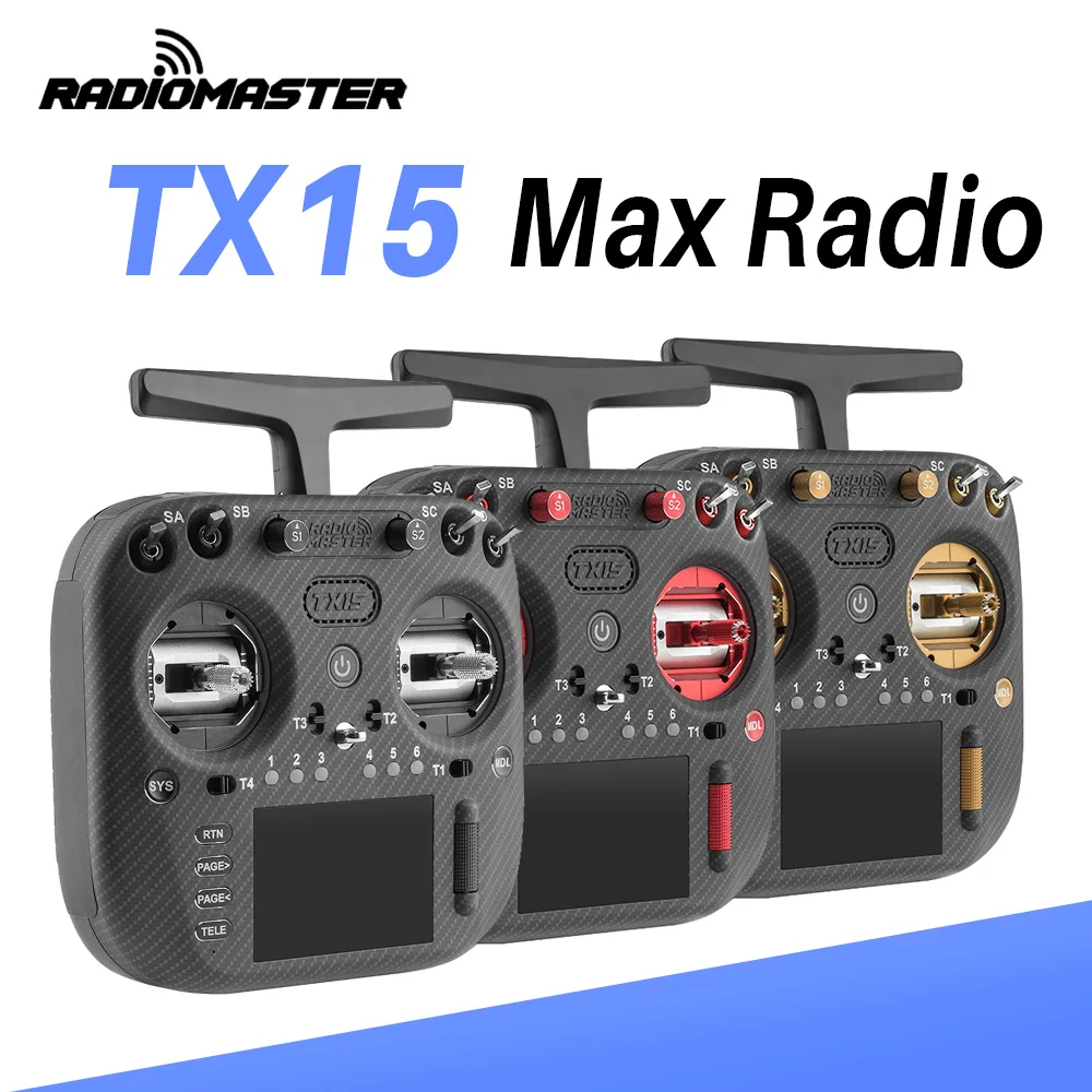 

RadioMaster TX15 MAX Radio Controller 16CH Transmitter 3.5inch IPS AG02 Support ExpressLRS