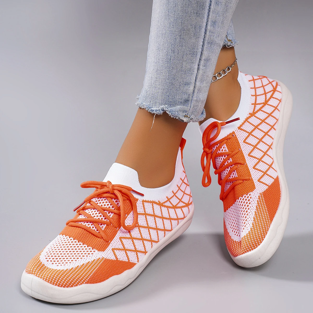 

Женские летние дышащие туфли на плоской подошве из сетчатого материала, женская обувь, повседневные кроссовки, распродажа, бесплатная доставка