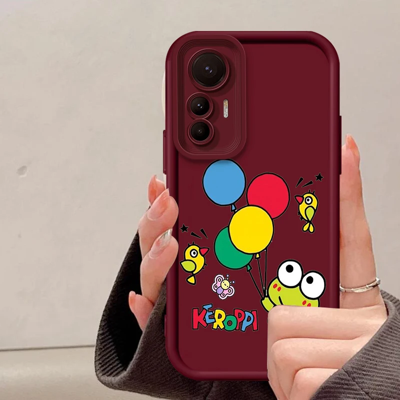 Sanrio Big Eyed Frog Eye Ladder For Xiaomi MI 14 12T 11 Lite Poco M3 X5 X4 F5 F4 F3 F2 GT Pro 5G Soft Phone Case image 3