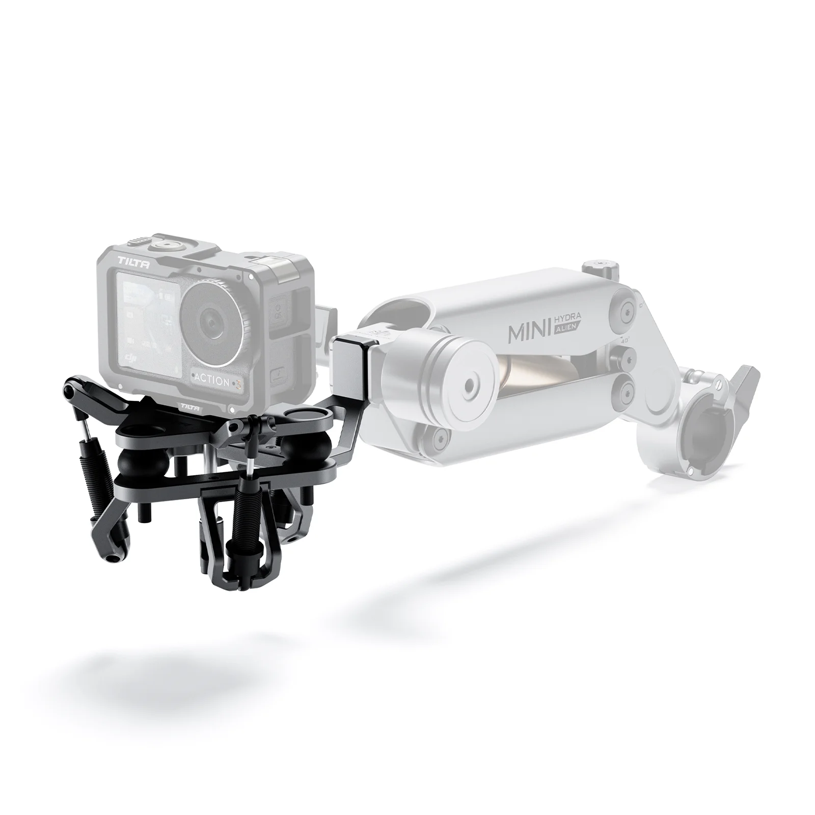 TILTA Schokabsorberende kop voor Hydra Alien Mini HDA-T15-SAH2-TG voor Go Pro10/11/12/Action3/4/5pro/Insta360 X3/4/Pocket3
