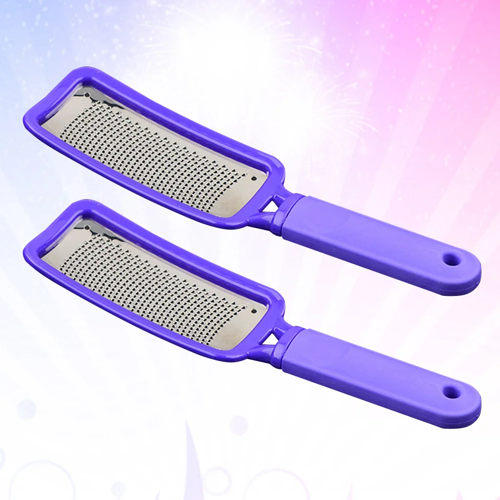 2 pçs acessórios para os pés removedor de pele morta arquivo de calos para pés suaves profissional casa pedicure cuidados arquivo de pé removedor de pele morta