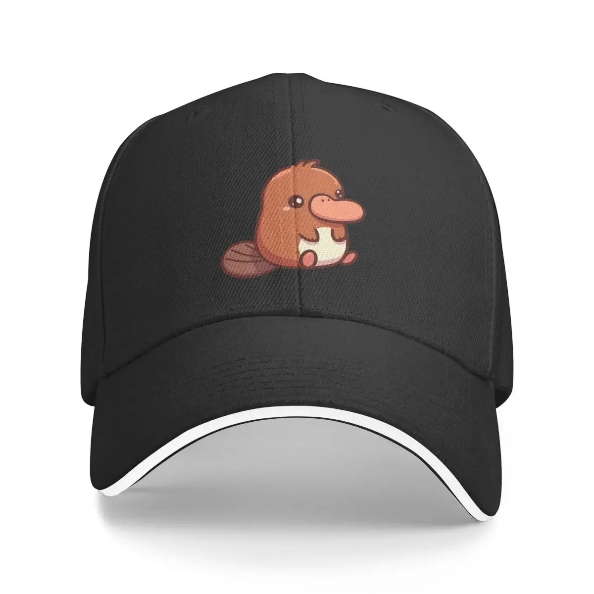 Cute Platypus Illustration Cap Fashion Casual Baseball Caps Adjustable Hat Summer Unisex Baseball Hat Customizable Polychromatic