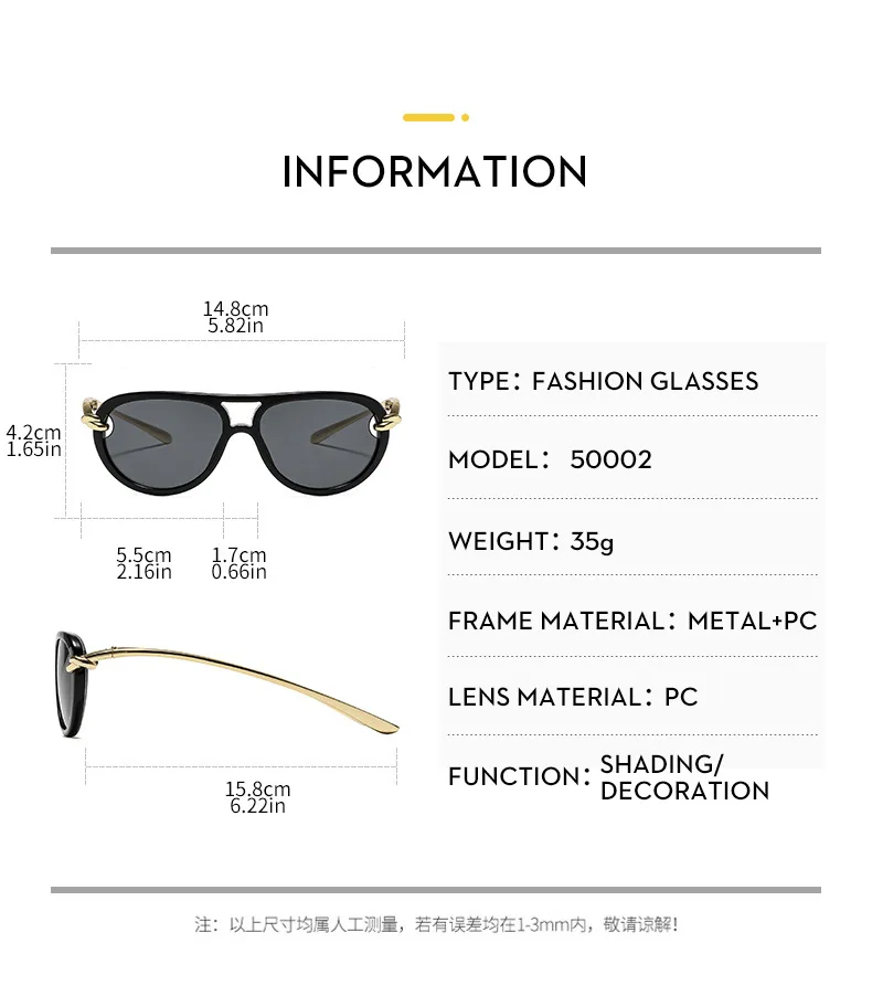 Mode Knoten Doppel Strahl Pilot Sonnenbrille Luxus Marke frauen Personalisierte Sonnenbrille Outdoor Straße Casual Einfache Sonnenbrille – Detail 11