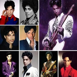 5d Diy Diamond Painting Purple Rain Prince Singer Full Square/Round Drill Mosaic Cross Stitch Kit Needwork Poster Art Decor