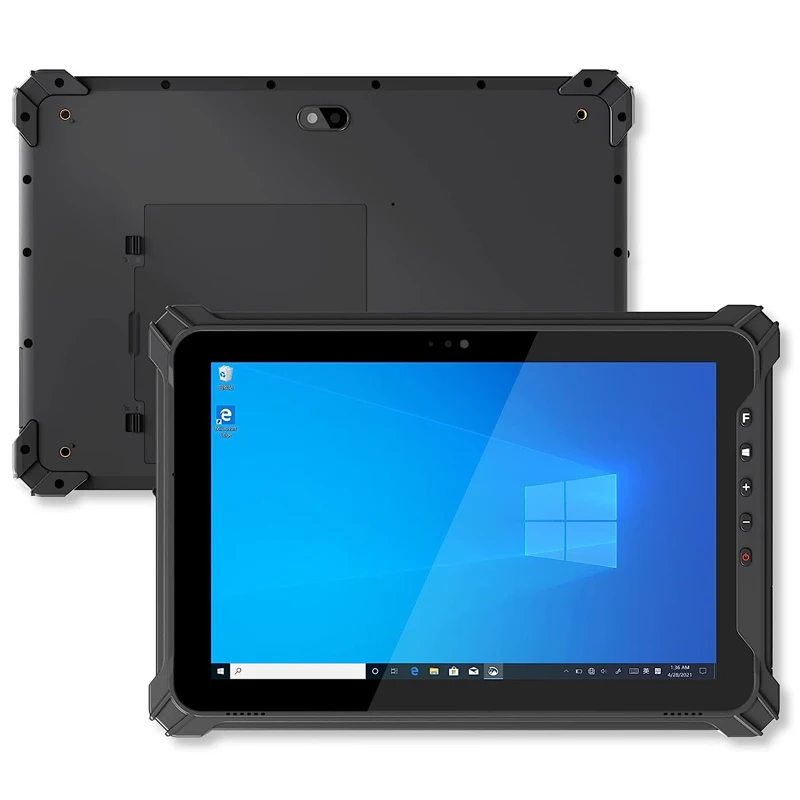 10 inch industry Rugged Windows Tablet 8G RAM 128G ROM with 2D Scanner