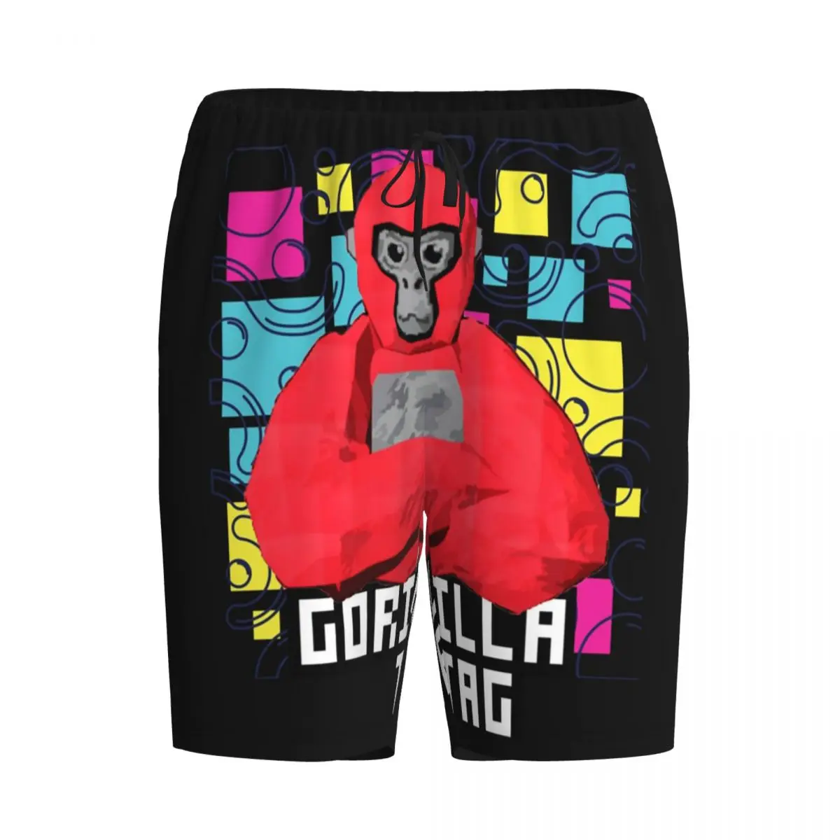 

Мужские пижамные штаны Custom Gorilla Tag Cools Red Shorts, брюки для сна и отдыха, нижняя часть пижамы