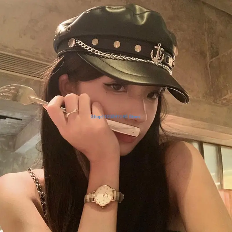 P88B الكبار سبيكة شارة القبعات قبعة التسوق في الهواء الطلق قبعة عسكرية ثقافة فرعية قبعة البيريه #5