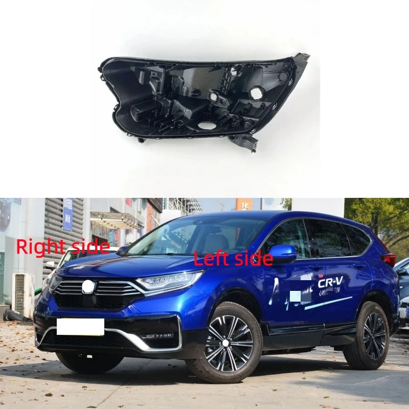 

For Honda CRV 2021 2022 LED Headlamp Base Headlight Rear Shell Replace Headlight House Black rear shell