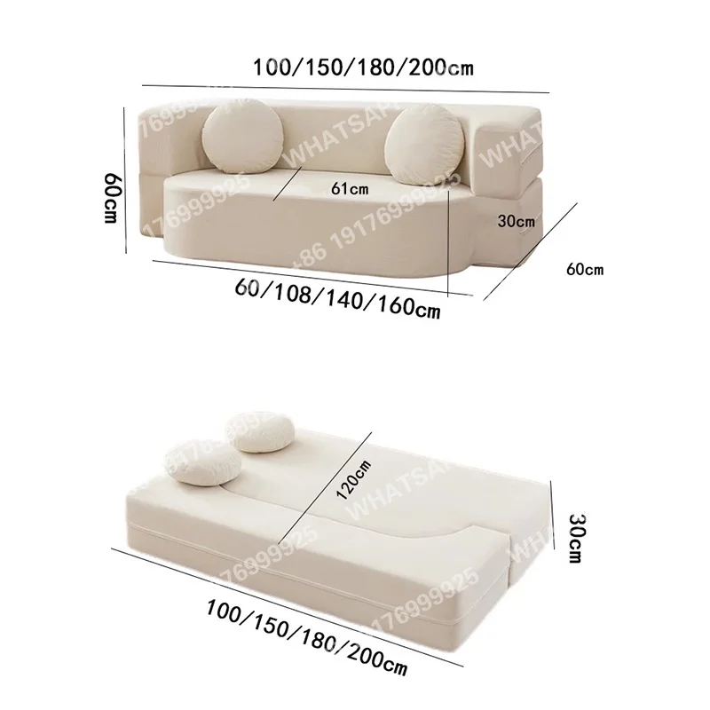 Classic French Living Room Sofas Boneless Modular Retro Glam Living Room Sofas Bedroom Universal Canape Compressé Home Furniture