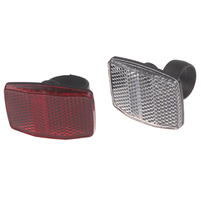 1Pcs Bicycle reflector High Quality Bicycle Bike Handlebar Reflector Reflective Front Rear Warning Light Safety Lens